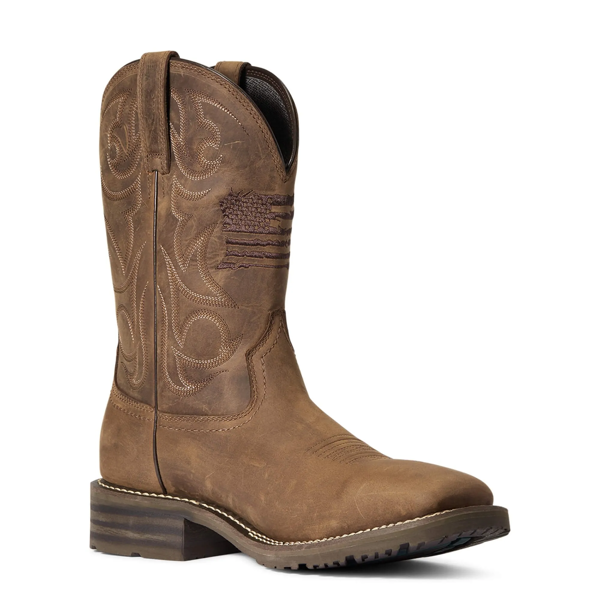 Ariat Men's Hybrid Patriot Waterproof Western Boot