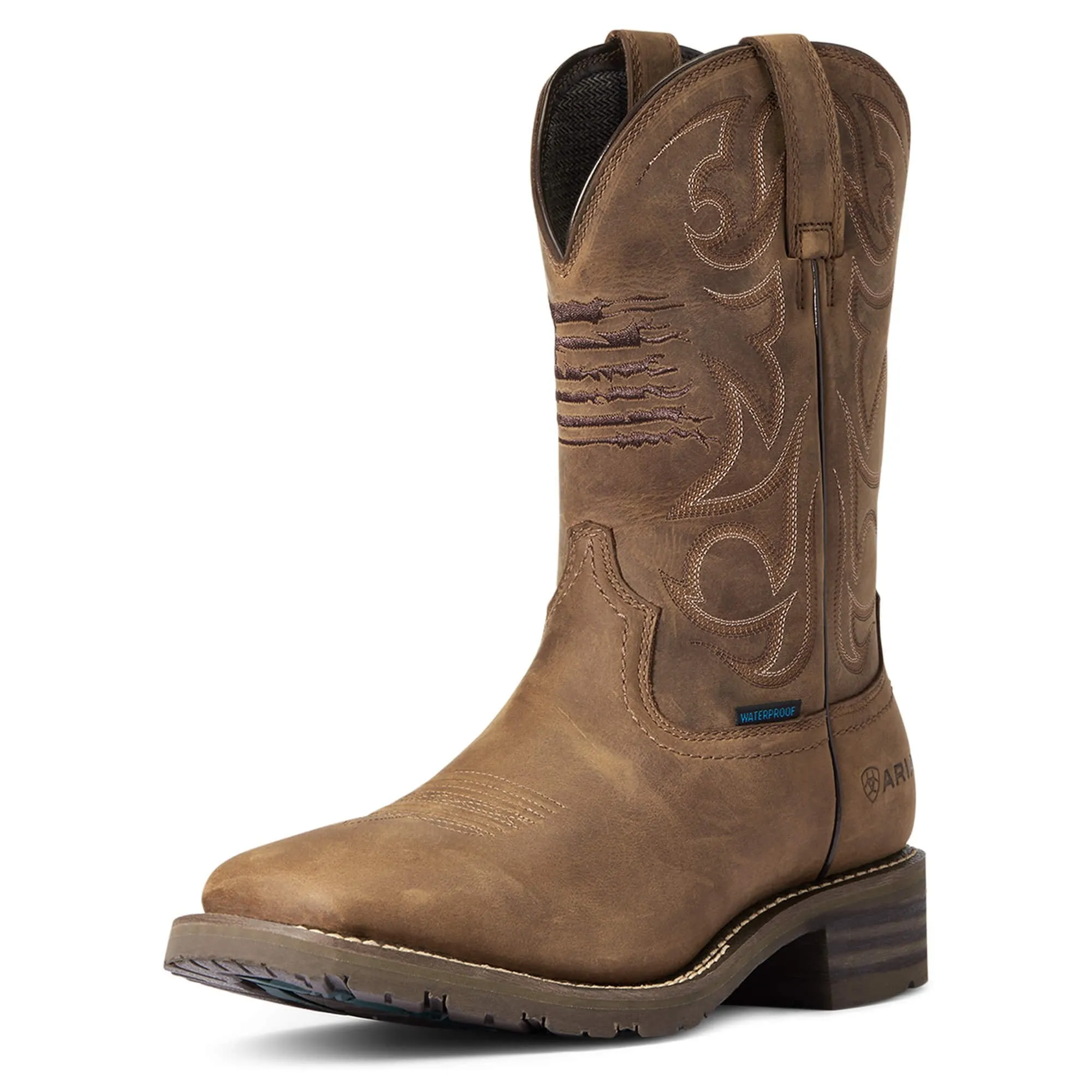 Ariat Men's Hybrid Patriot Waterproof Western Boot