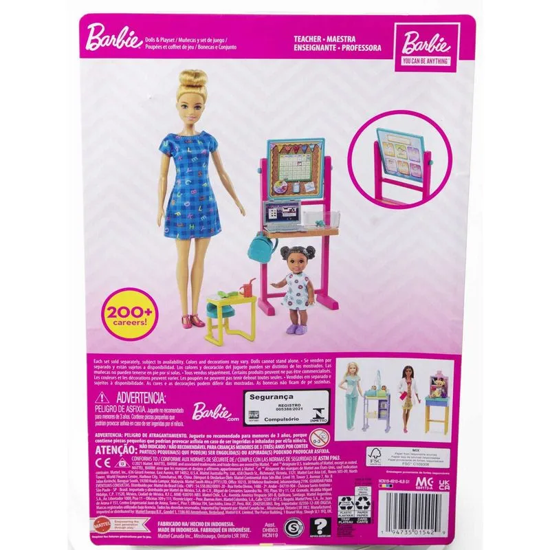 Barbie Career Doll & Playset Teacher Blonde