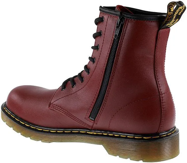 Dr Martens Shoes Juniors 1460 Softy T Cherry Red