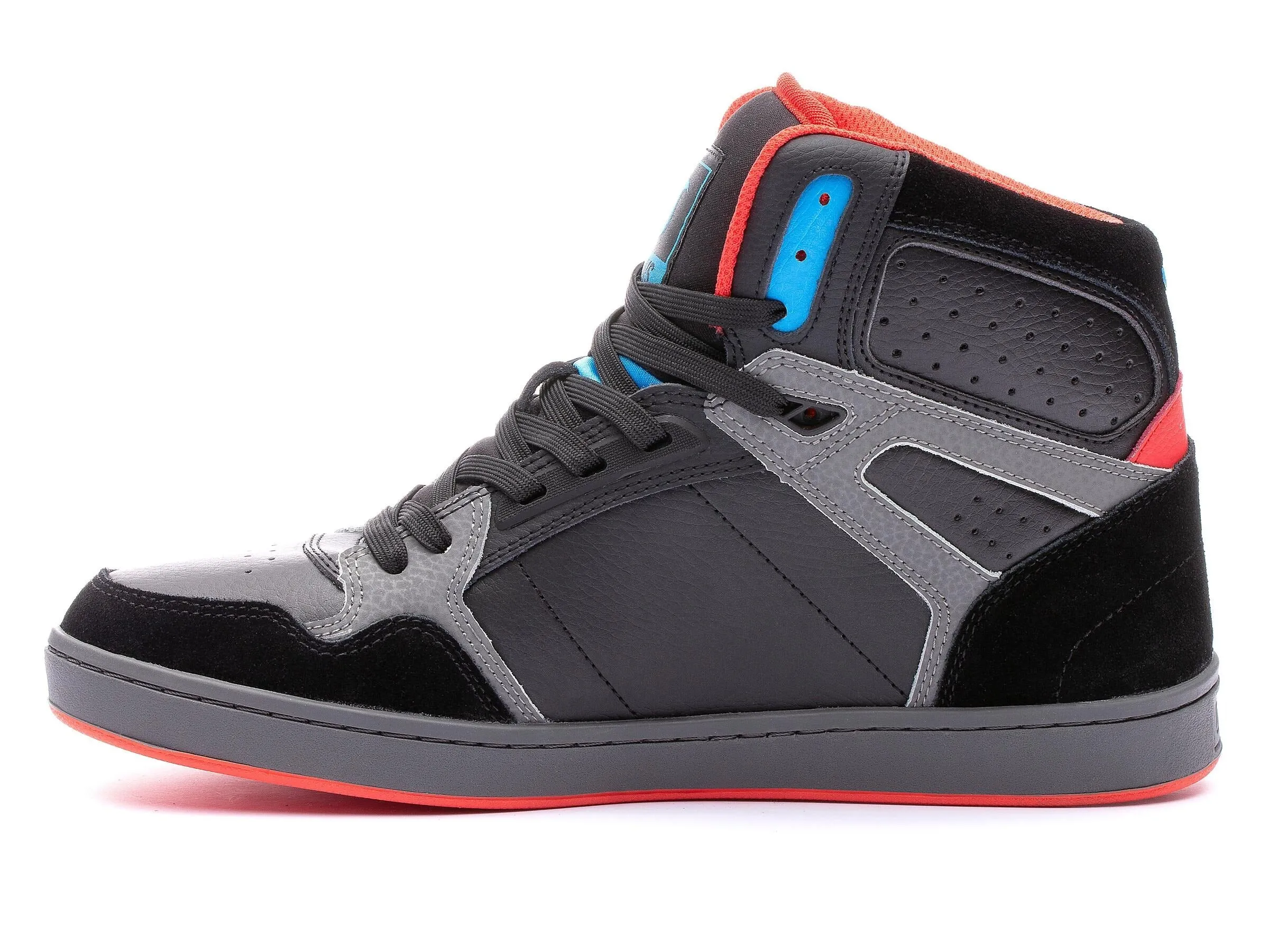 DVS Honcho Black Charcoal Fiery Red Suede