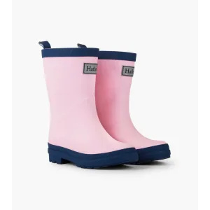 Hatley Pink & Navy Matte Rain Boots (Toddler/Little Kid/Big Kid)