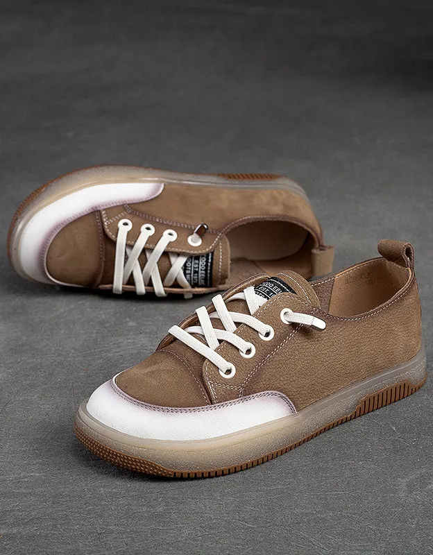 Lace-up Comfortable Suede Casual Sneakers