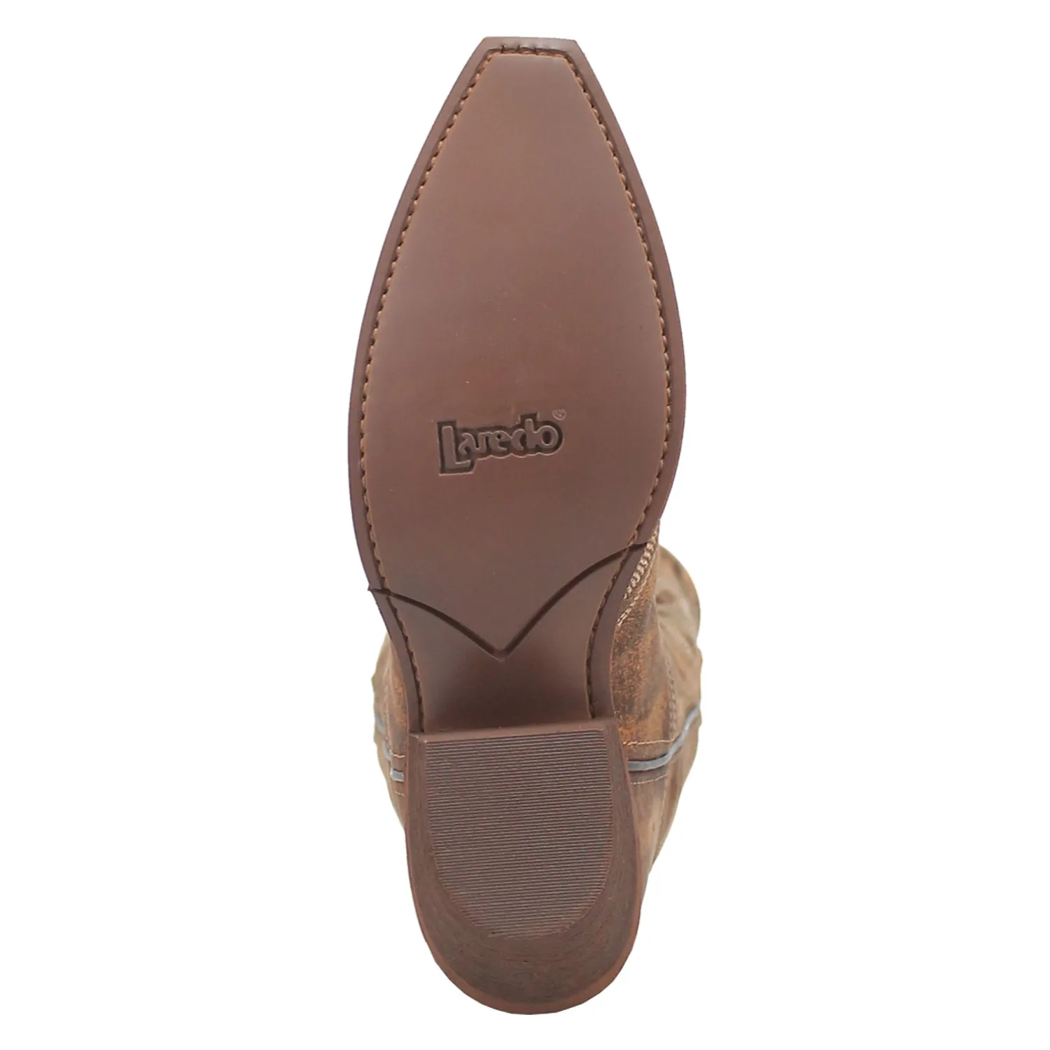 Laredo Womens Emmylee Tan Leather Cowboy Boots