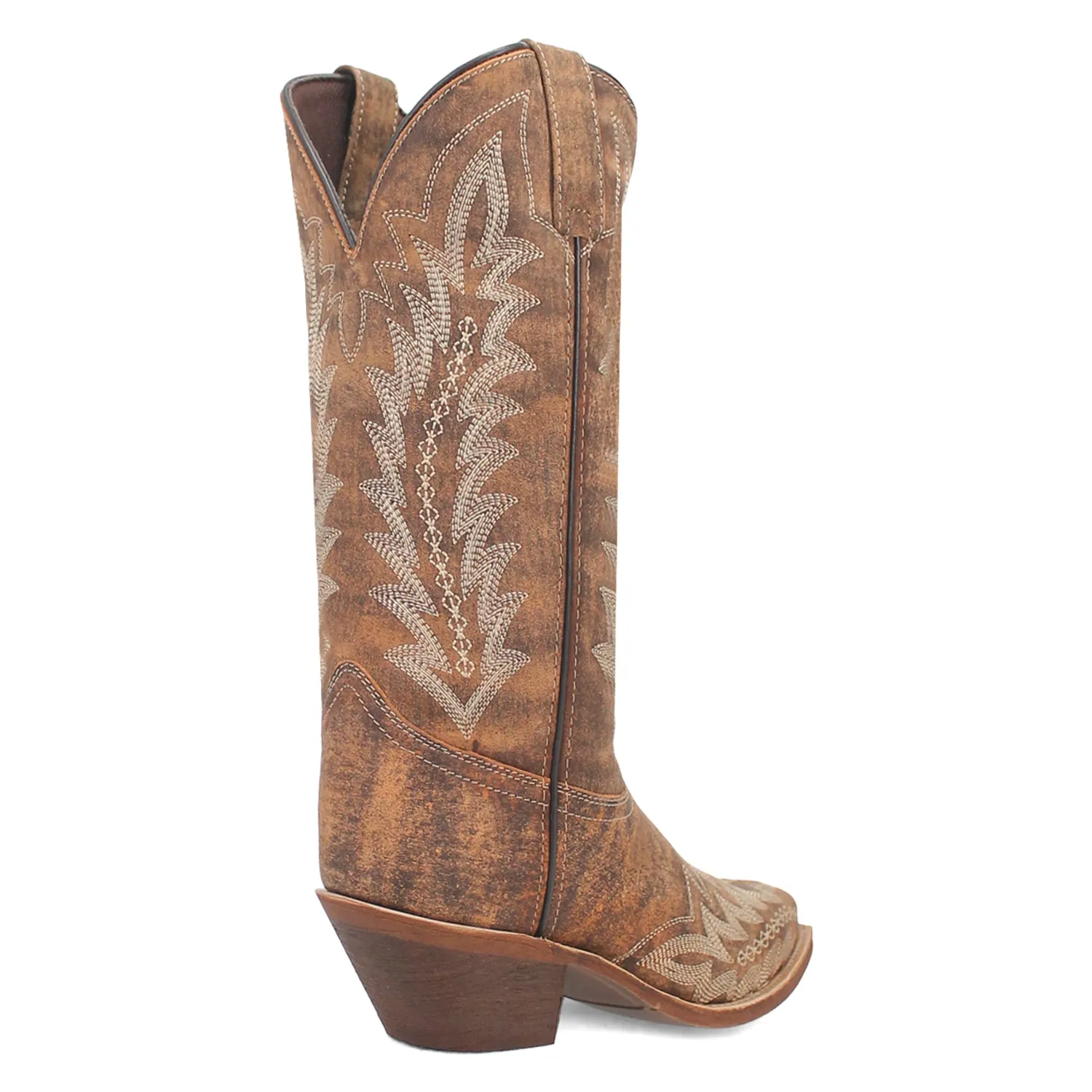 Laredo Womens Emmylee Tan Leather Cowboy Boots