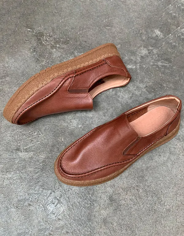 Men's Retro Leather Comfortable Slip-on Loafers