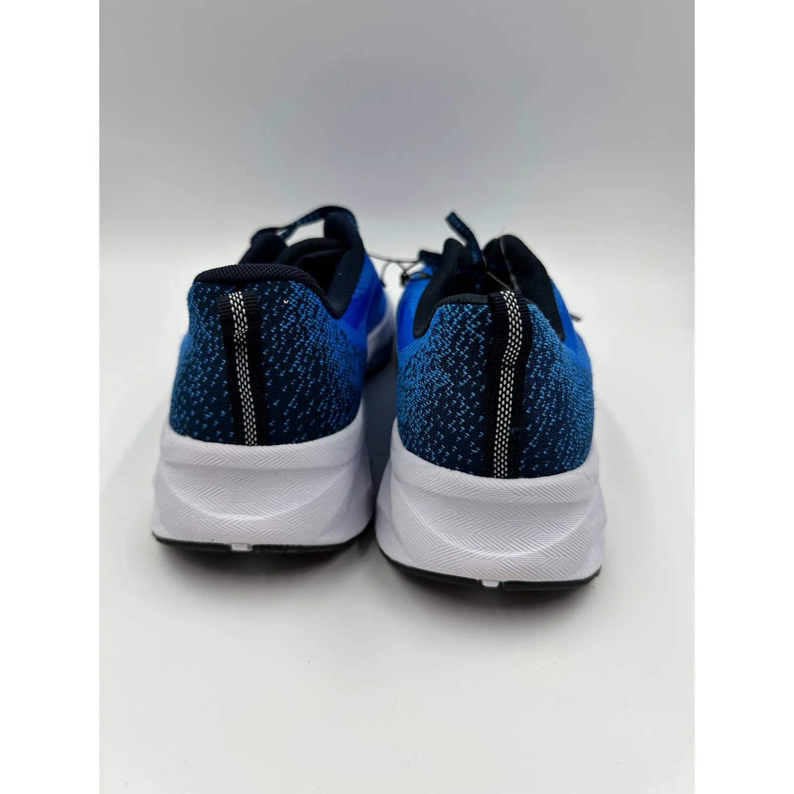 Men's Size 12, Blue Running Sneaker w/ Black Accents & a Black and White Sole