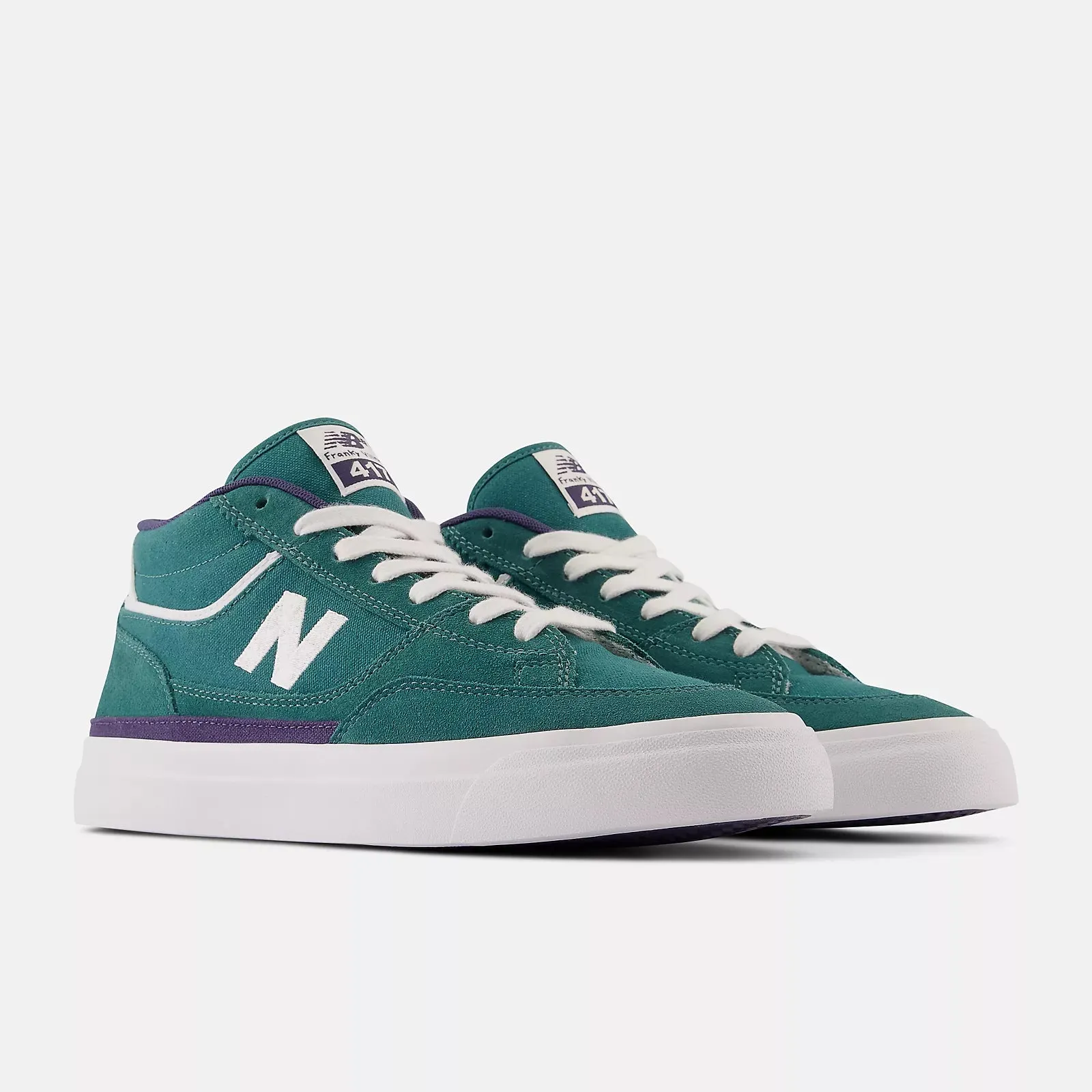 New Balance Shoes Numeric Franky Villani 417 - Vintage Teal/White