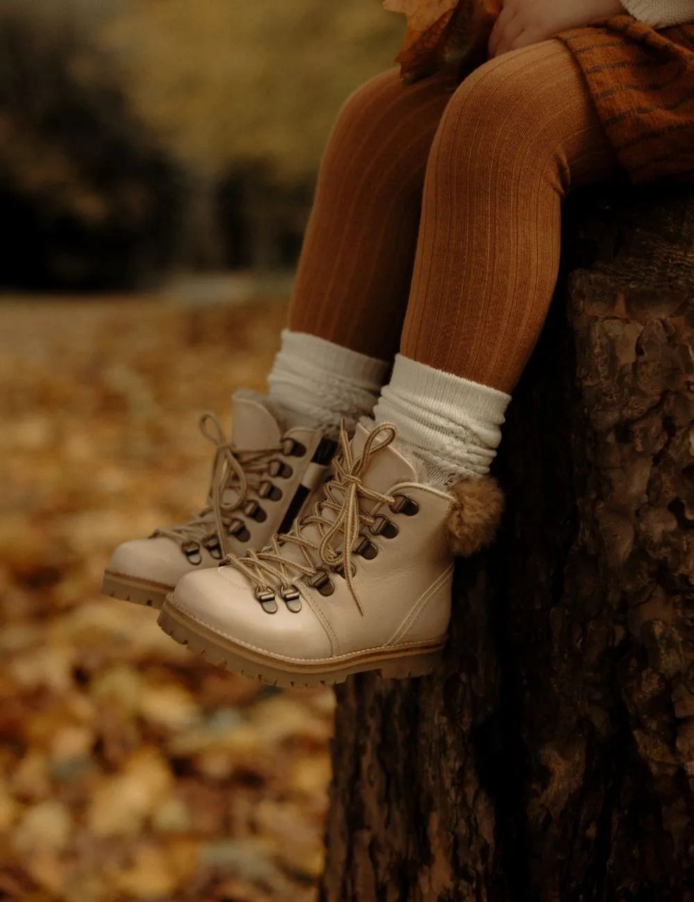 Shearling Winter Boot - Cream