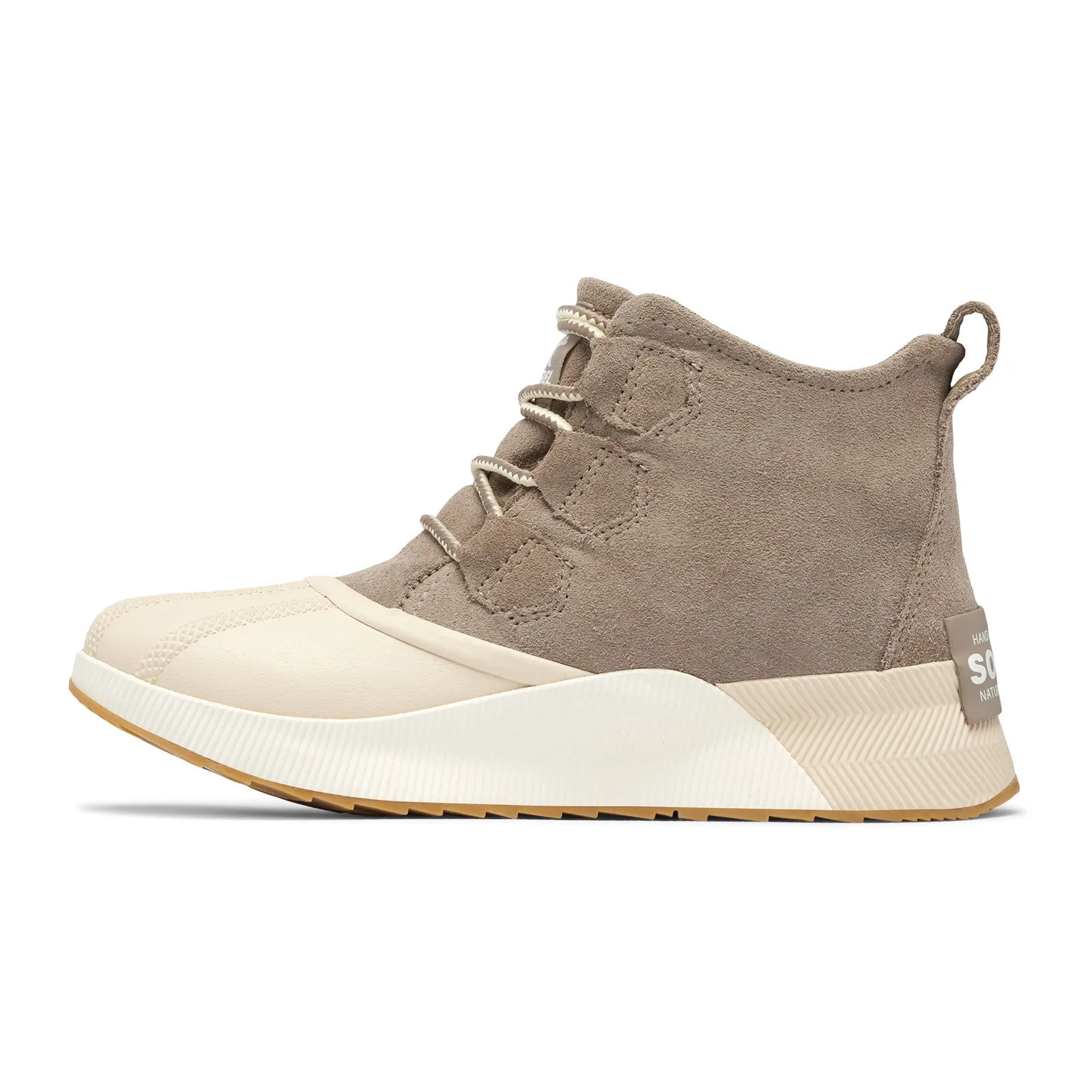 Sorel Out 'N About III Classic Waterproof Ankle Boot (Women) - Omega Taupe Leather/Bleached Ceramic Suede