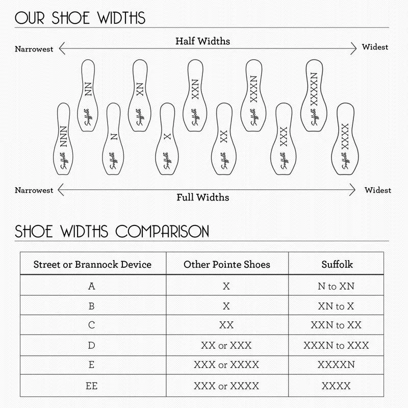 Suffolk Sonnet Pointe Shoes - Standard Shank