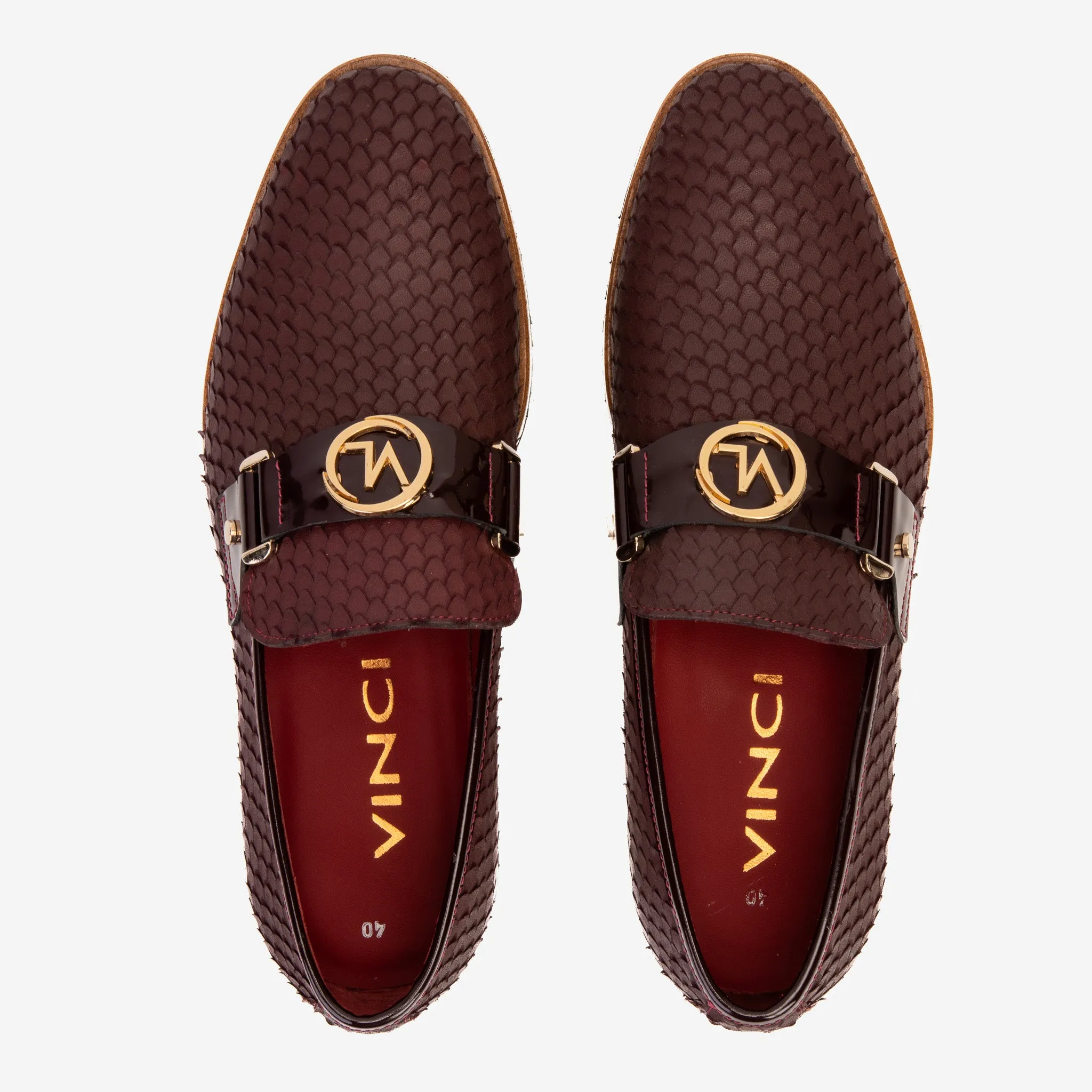 The Legacy Burgundy Leather Men Casual Loafer Shoe