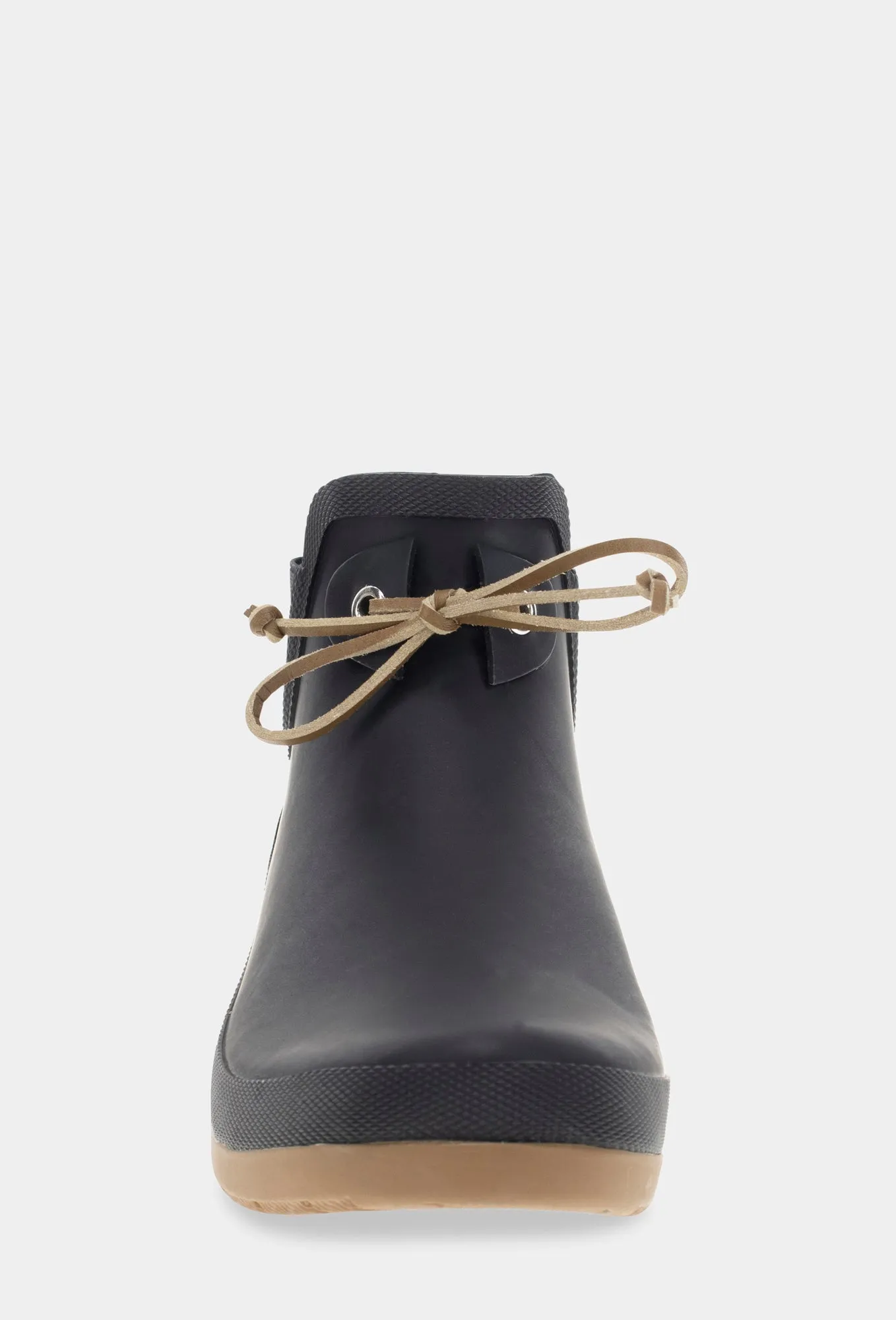 Tie Chelsea Rain Boot - Black